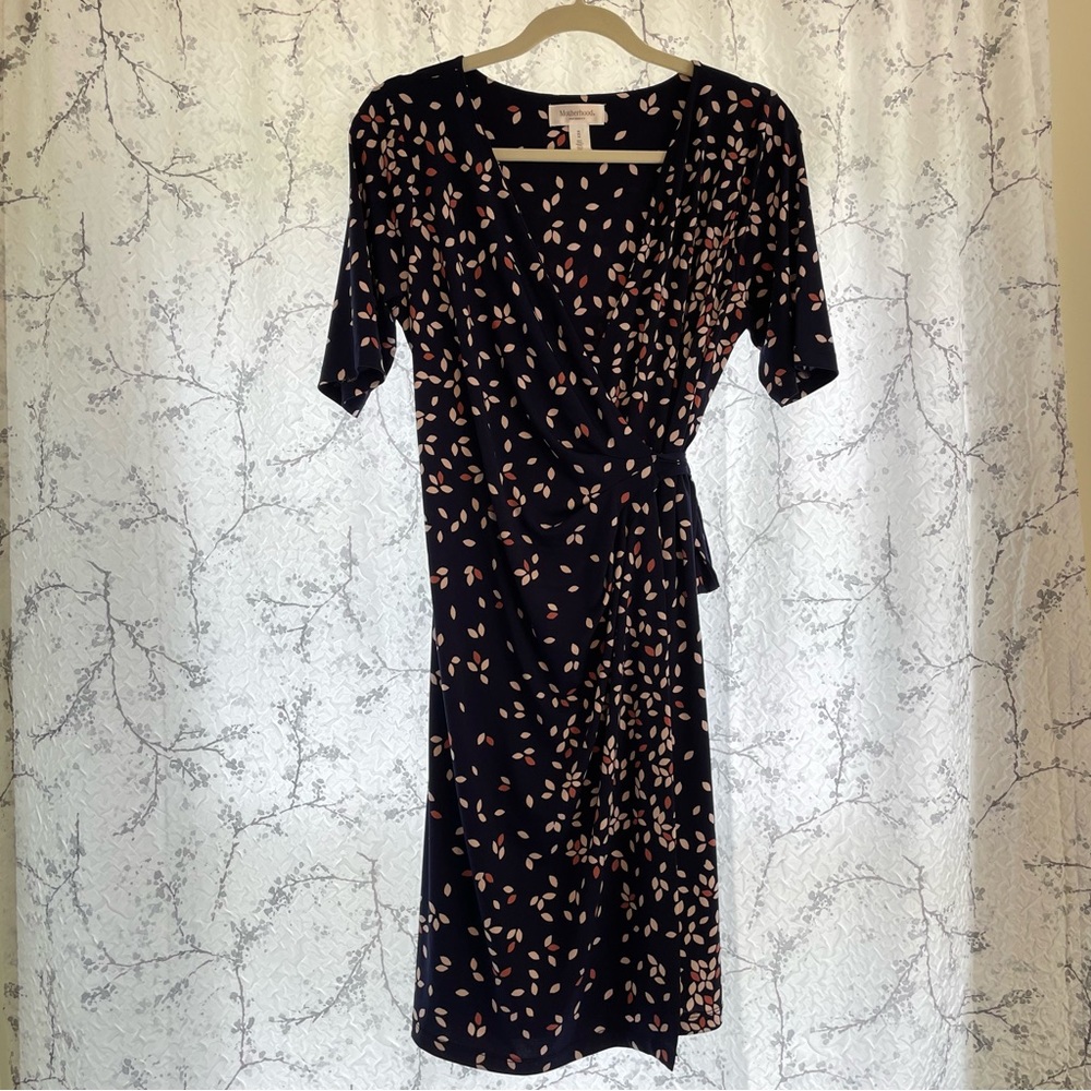 Motherhood Maternity Faux Wrap Dress